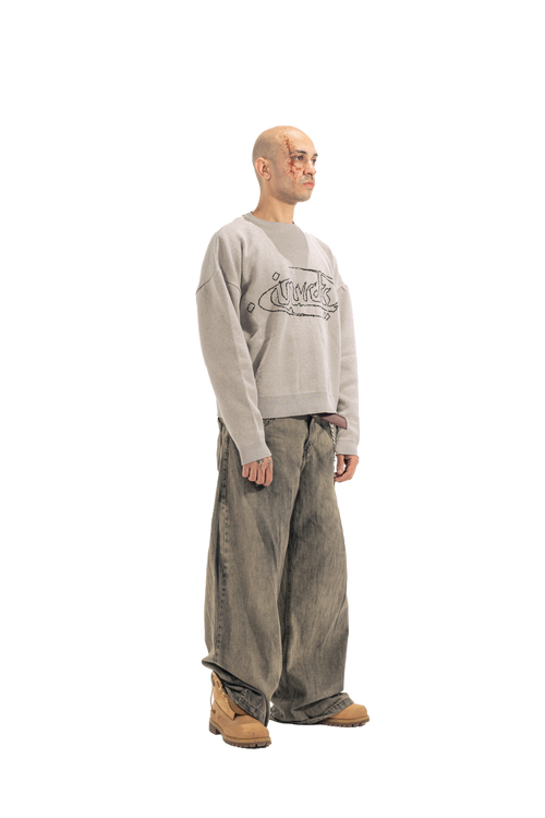 Invictus Gray Crewneck