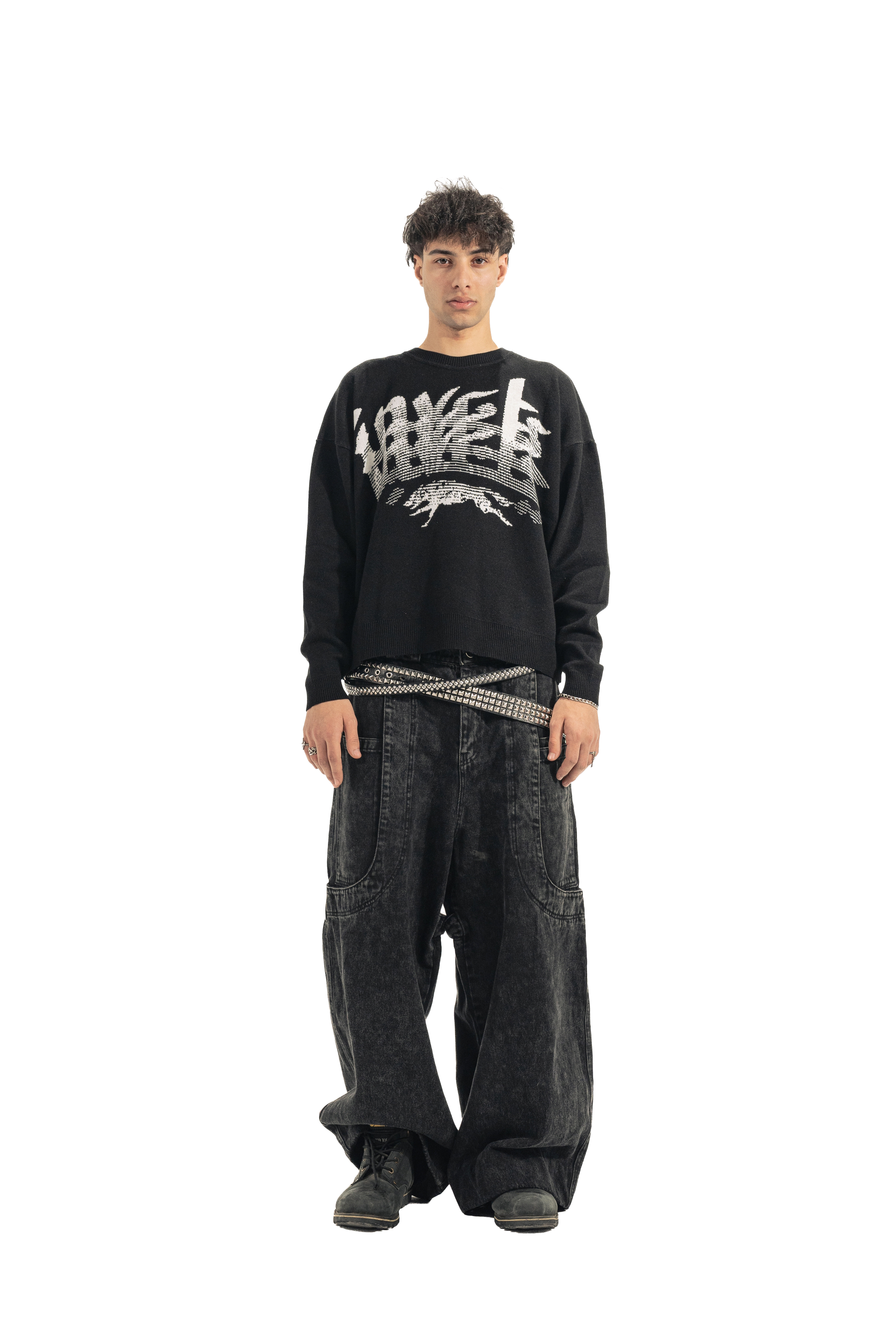 Invictus Black Crewneck