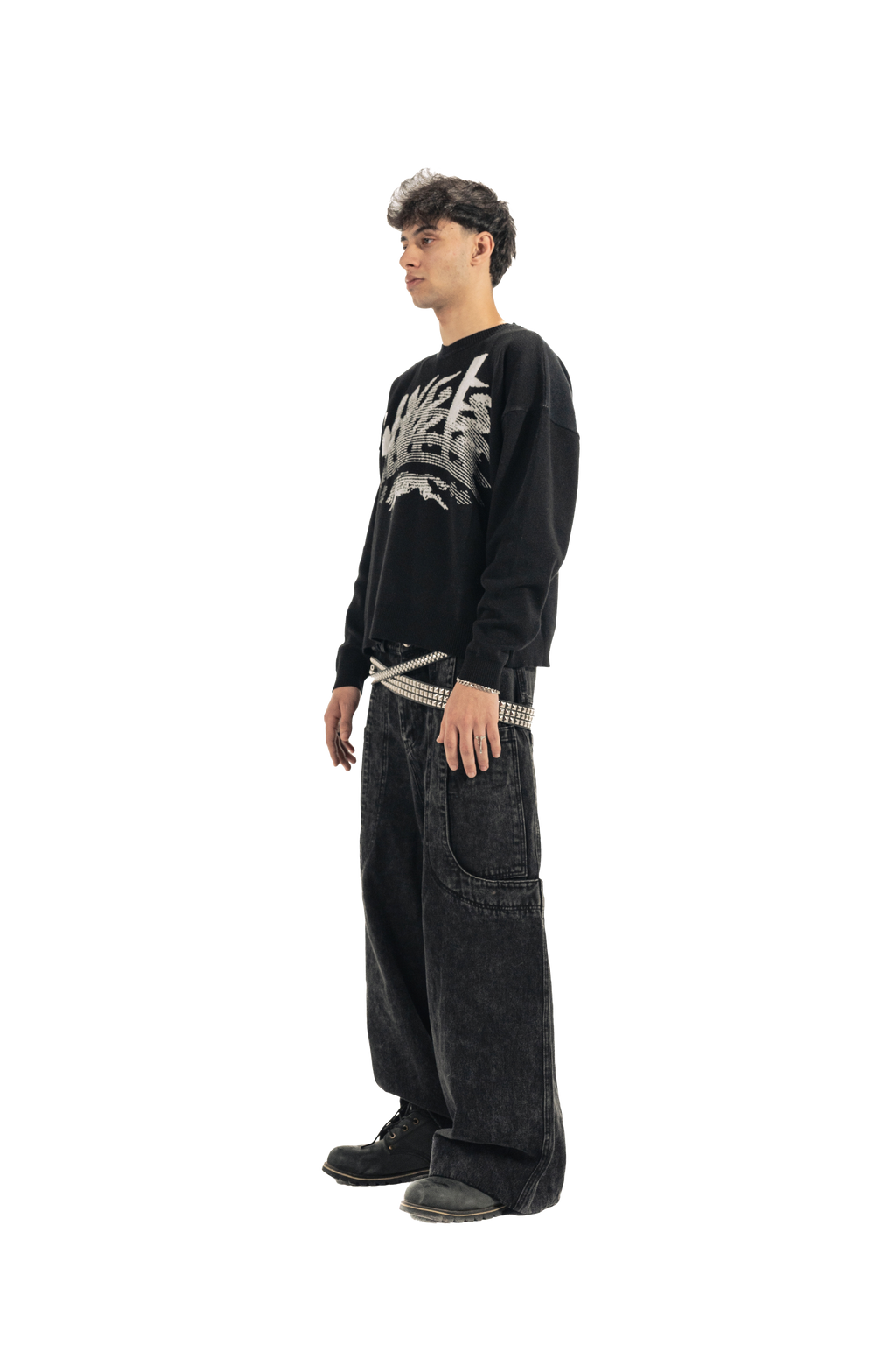 Invictus Black Crewneck