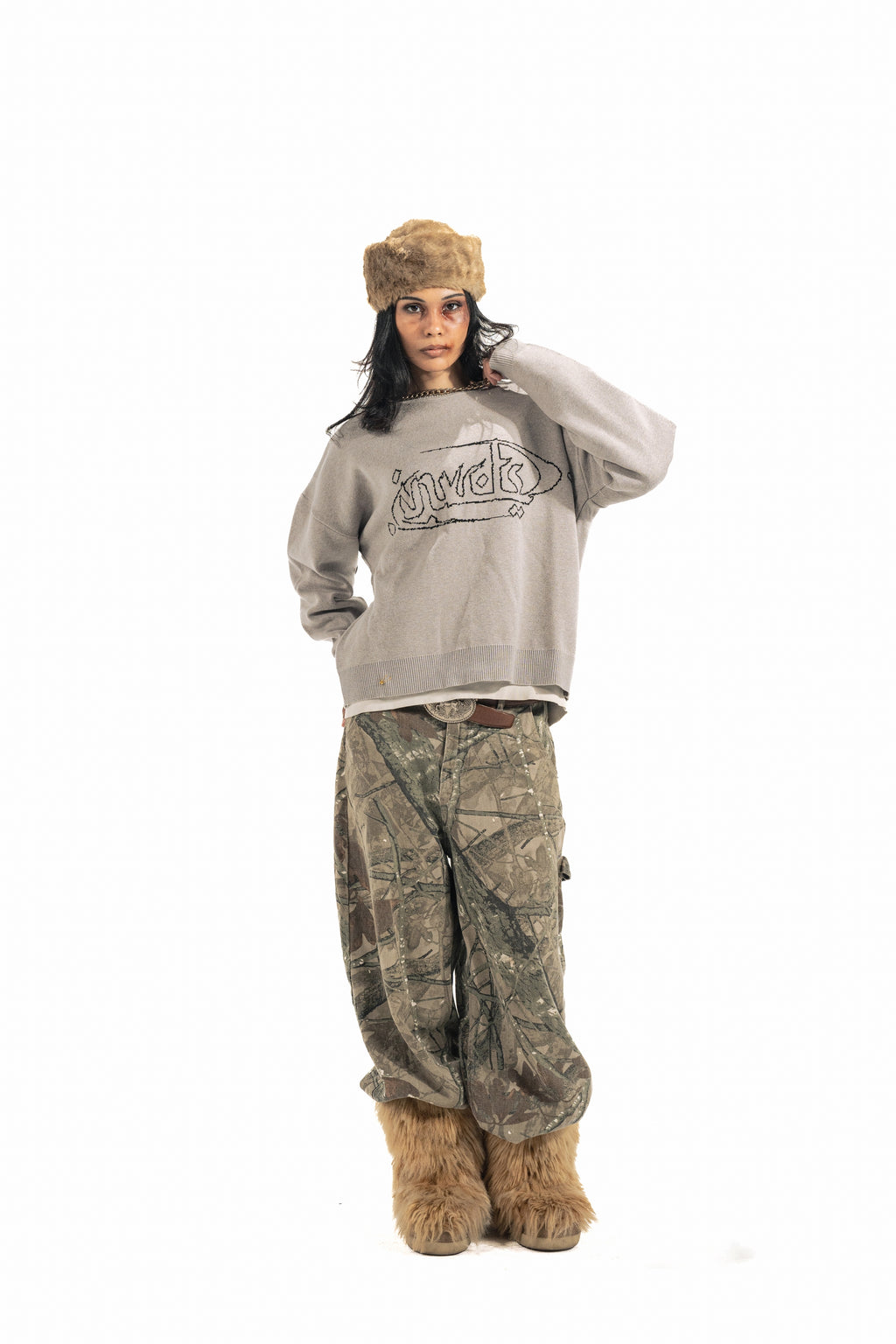 Invictus Gray Crewneck