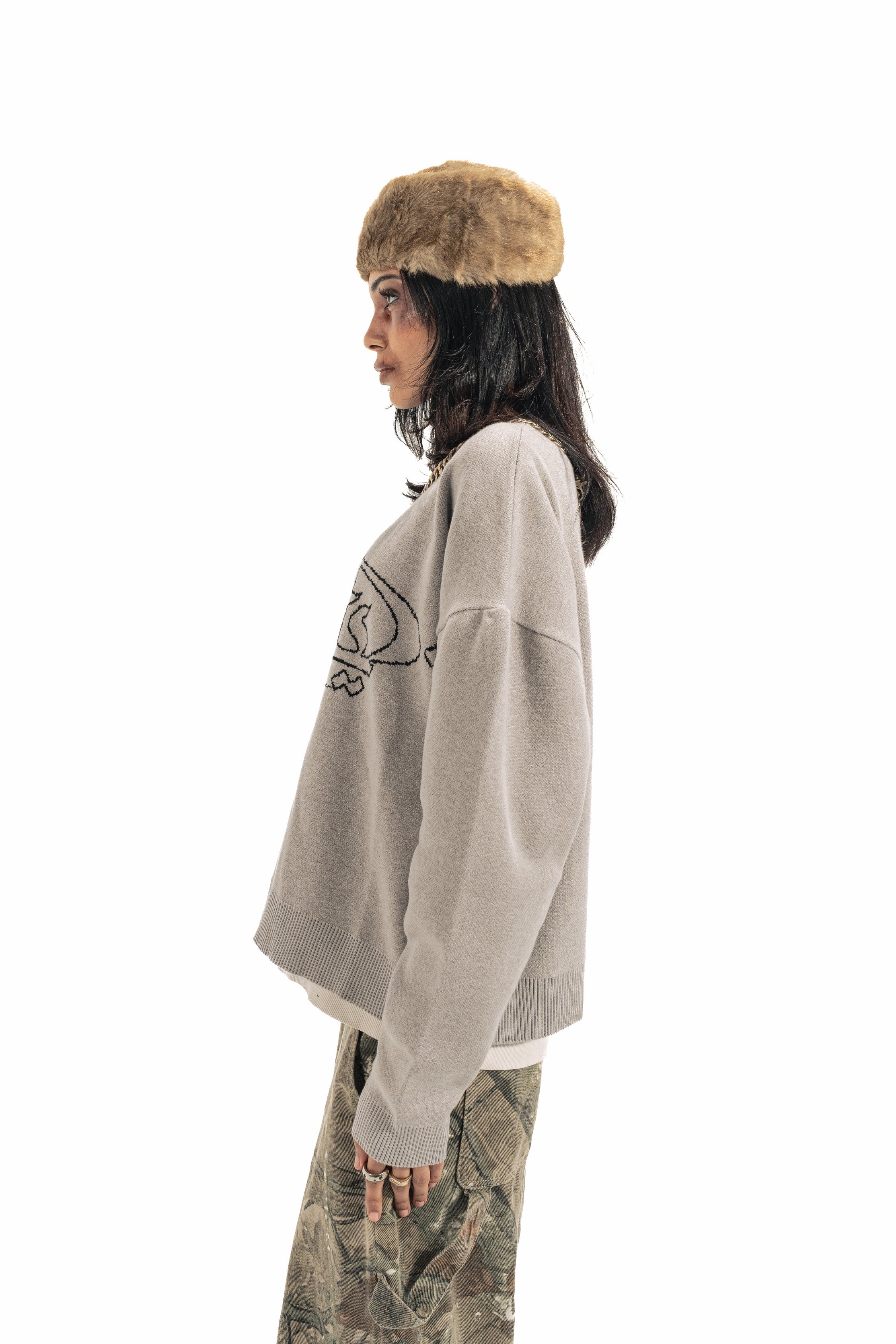 Invictus Gray Crewneck