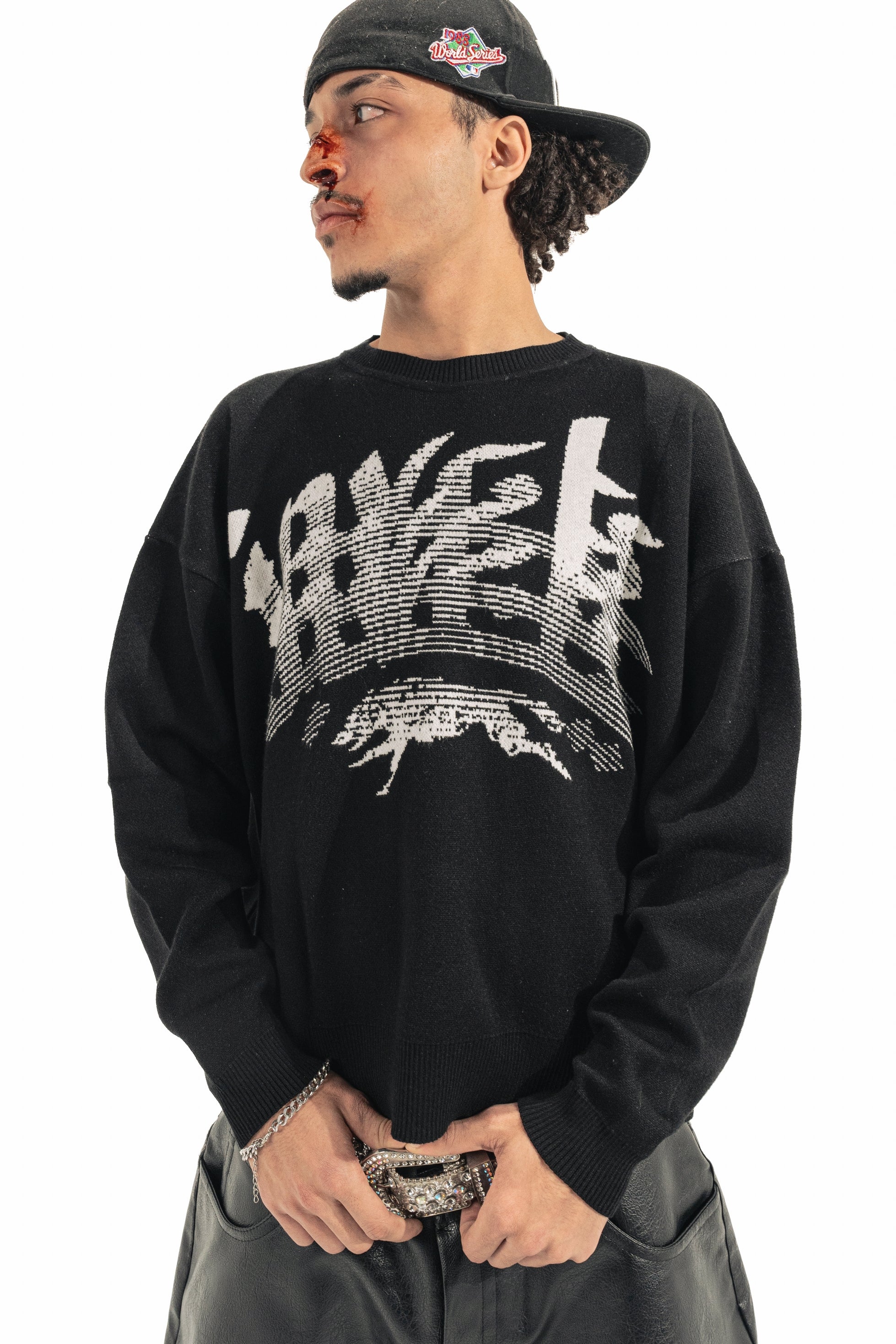 Invictus Black Crewneck