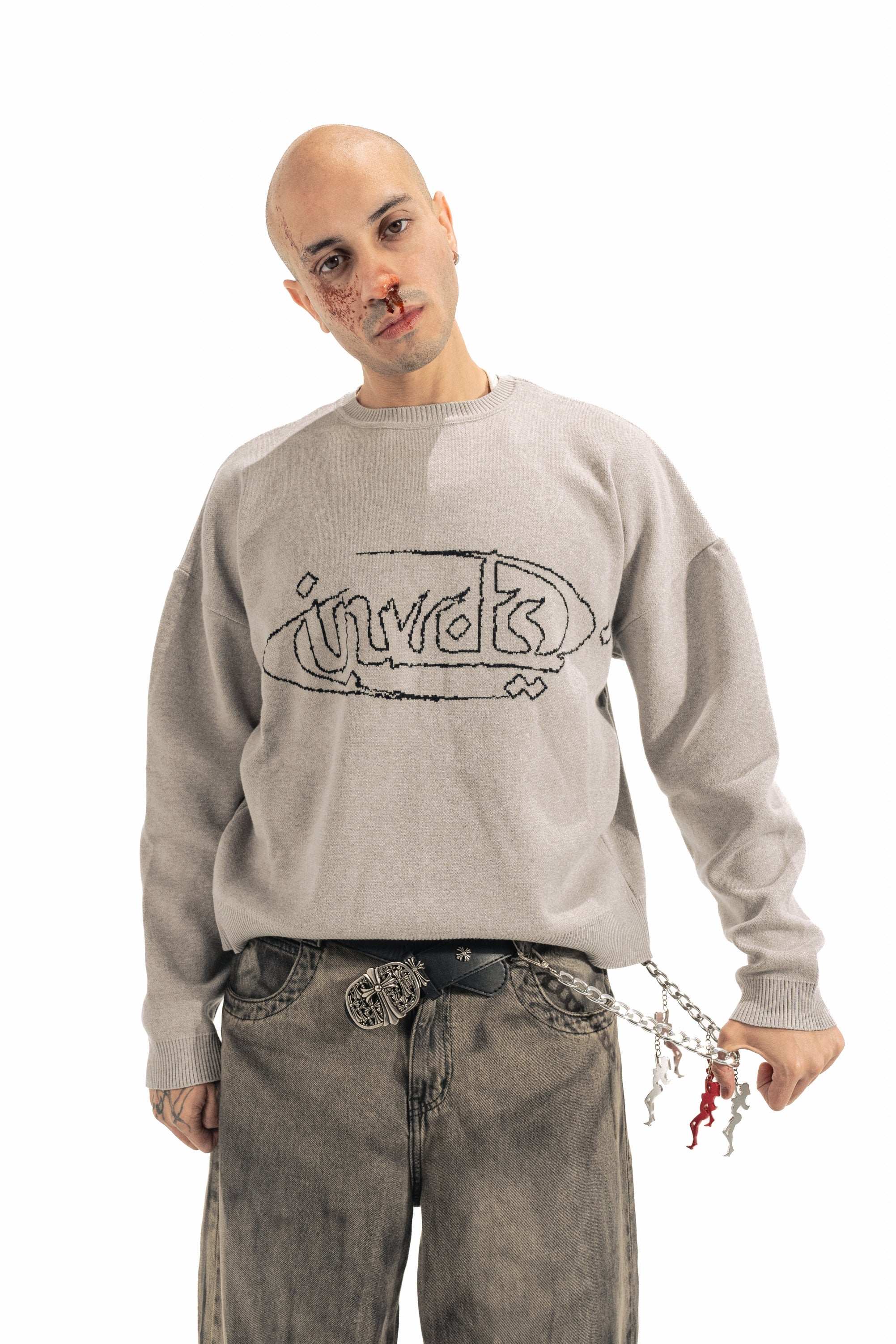 Invictus Gray Crewneck