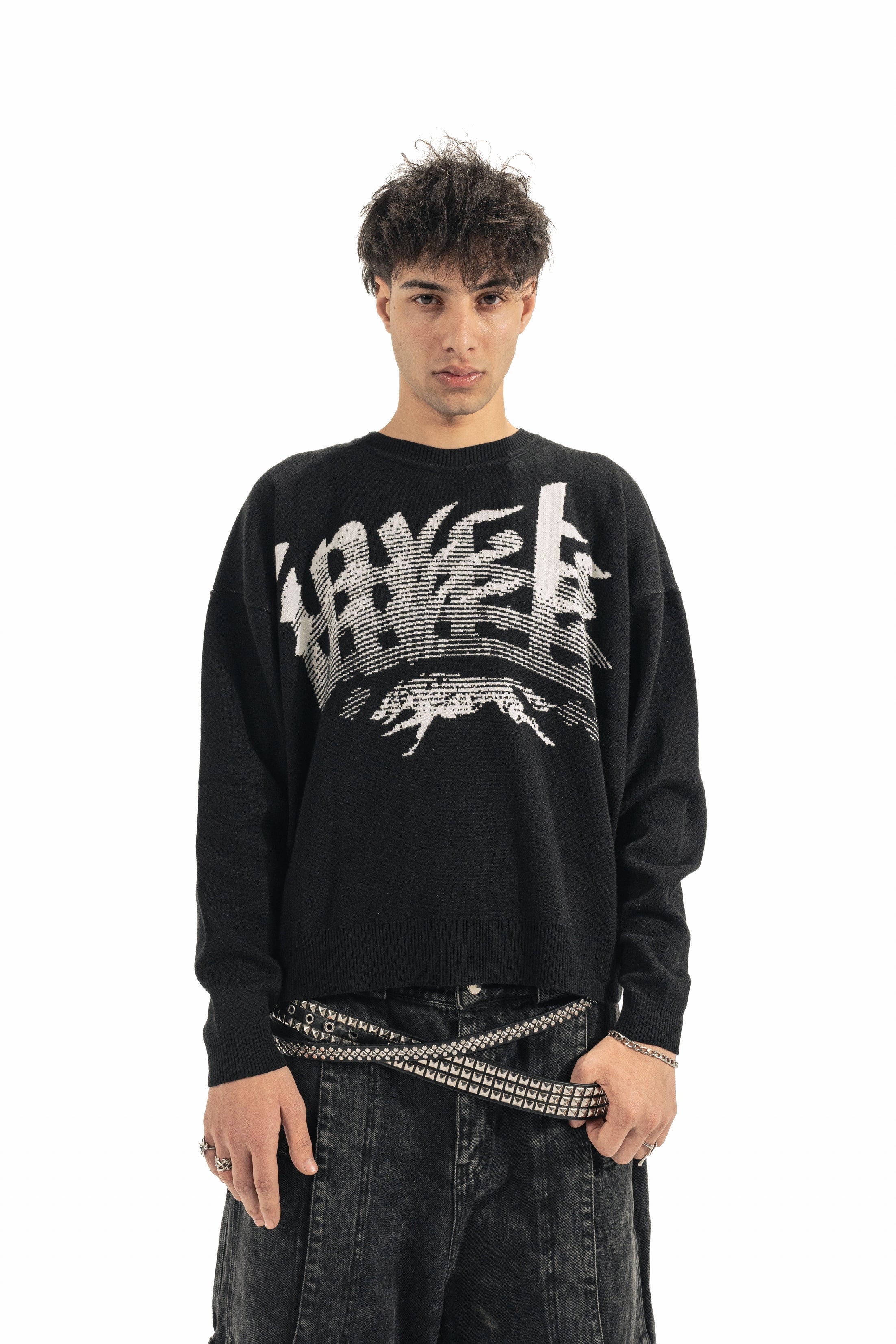Invictus Black Crewneck