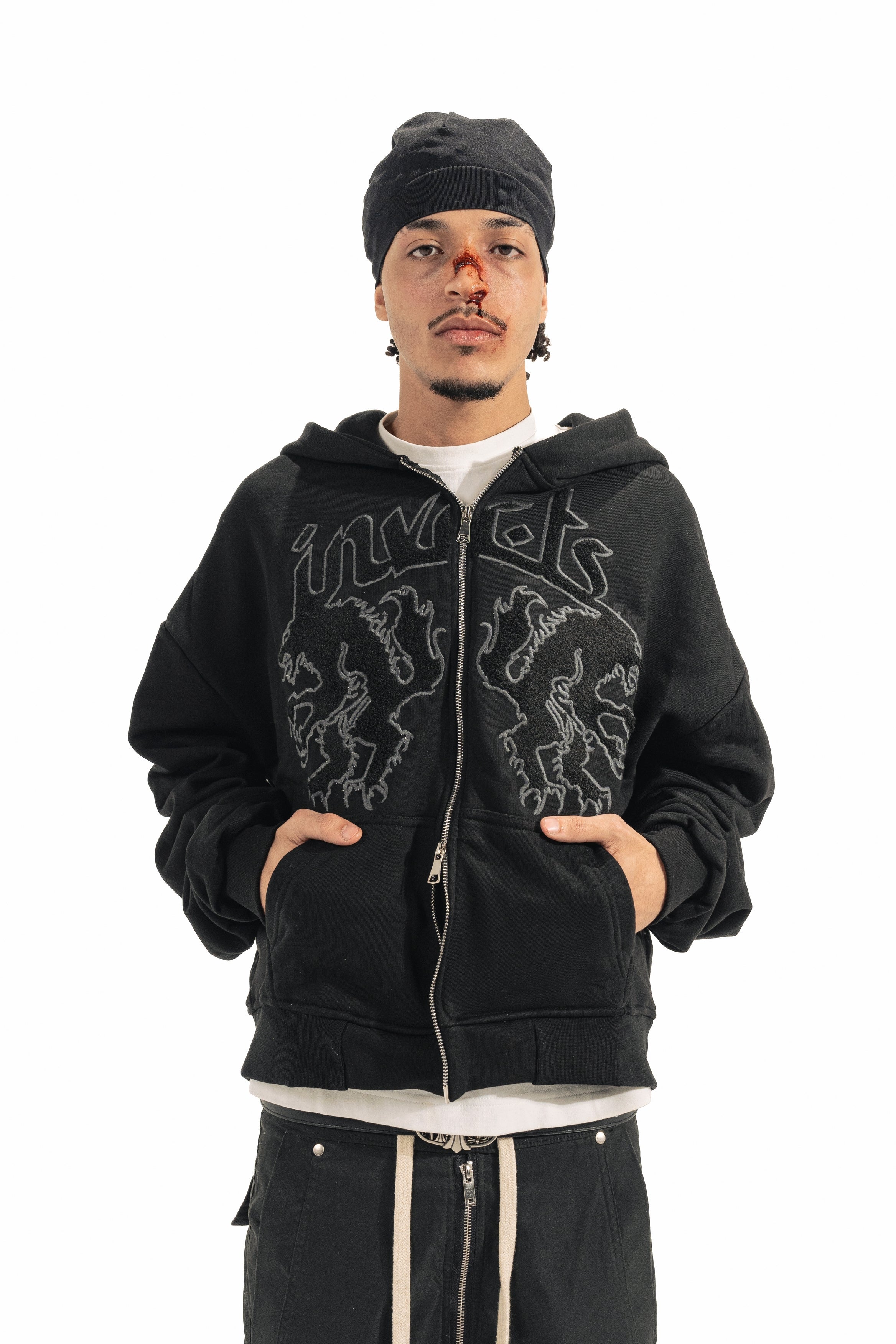 Invictus Dark Zip Up Jacket