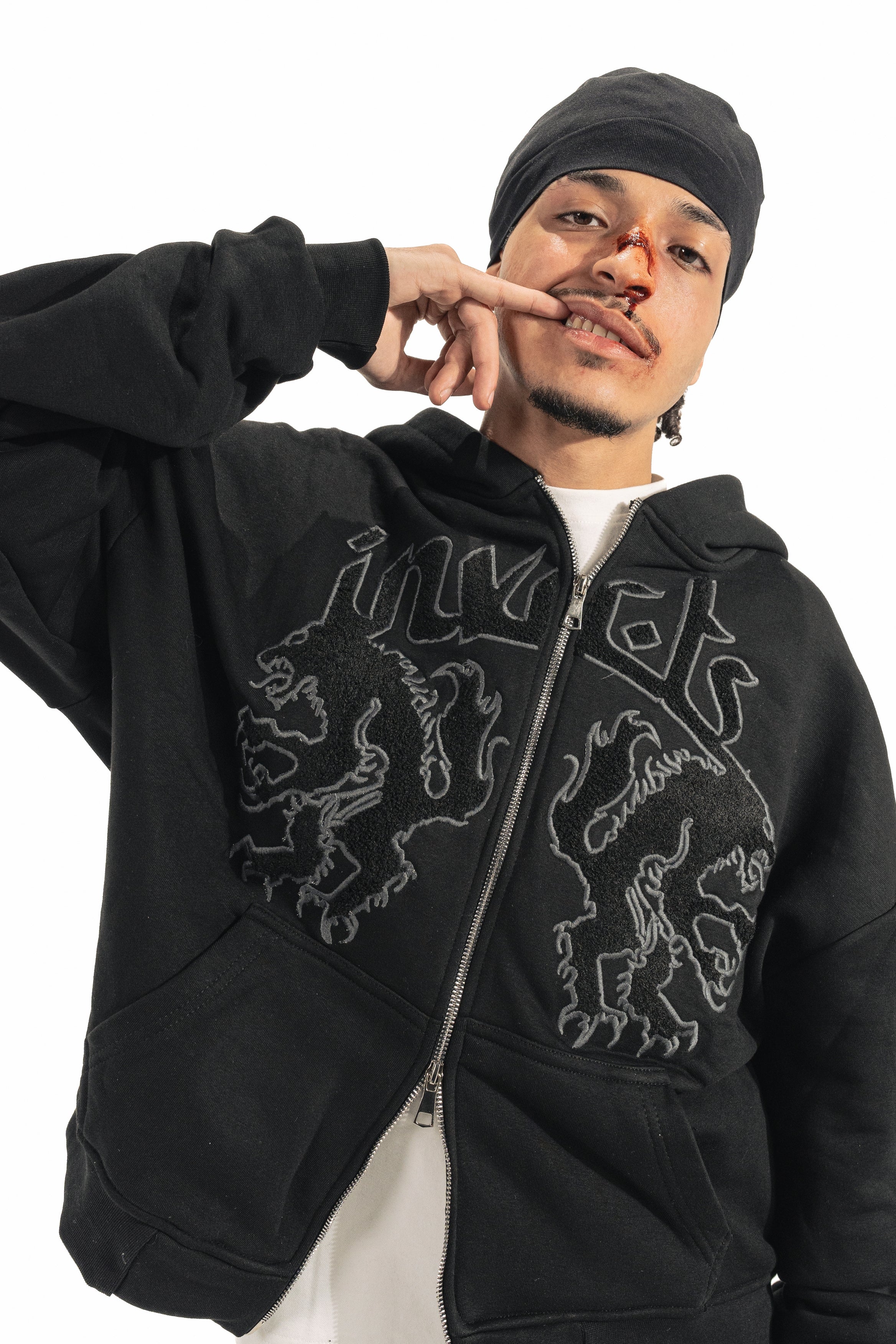 Invictus Dark Zip Up Jacket